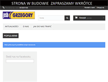 Tablet Screenshot of grzegory.pl